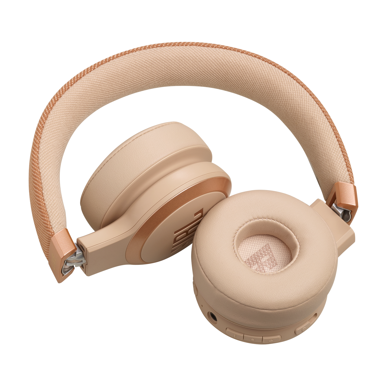 JBL Live 670NC - Sandstone - Wireless On-Ear Headphones with True Adaptive Noise Cancelling - Detailshot 1